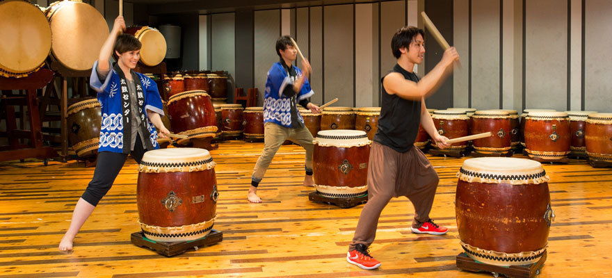To the beat of the drum